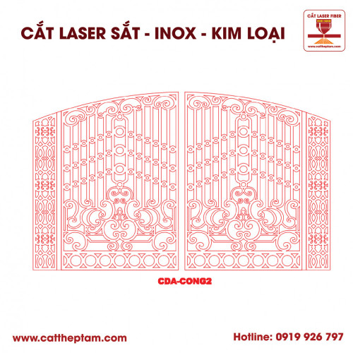 Mẫu Cắt Laser Inox Kim Loại Sắt Thép Tấm 81