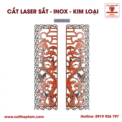 Mẫu Cắt Laser Inox Kim Loại Sắt Thép Tấm 47