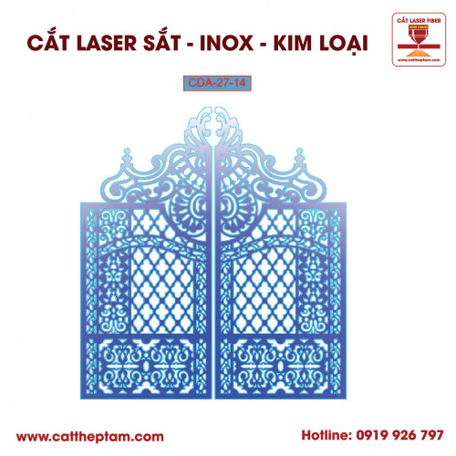 Mẫu Cắt Laser Inox Kim Loại Sắt Thép Tấm 29