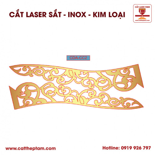 Mẫu Cắt Laser Inox Kim Loại Sắt Thép Tấm 74