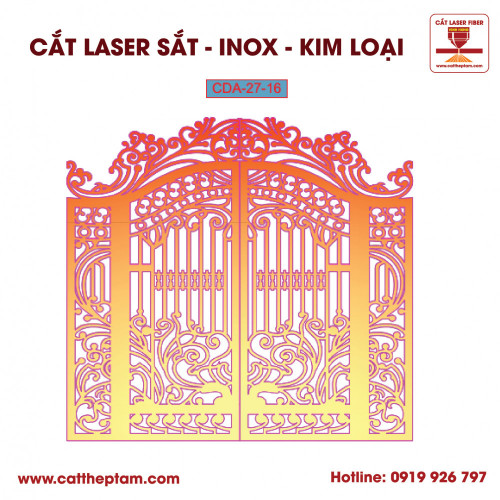 Mẫu Cắt Laser Inox Kim Loại Sắt Thép Tấm 31