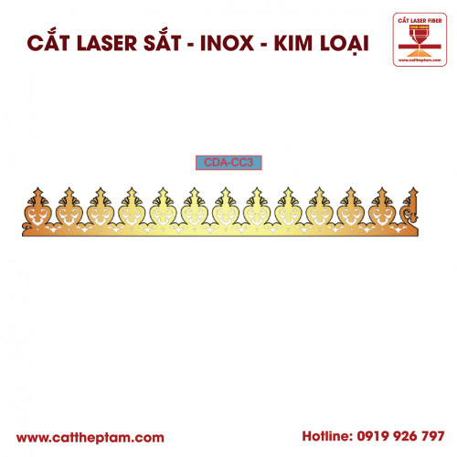 Mẫu Cắt Laser Inox Kim Loại Sắt Thép Tấm 75