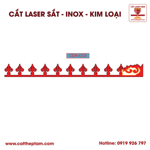 Mẫu Cắt Laser Inox Kim Loại Sắt Thép Tấm 77