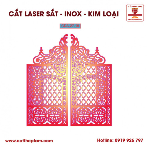 Mẫu Cắt Laser Inox Kim Loại Sắt Thép Tấm 34