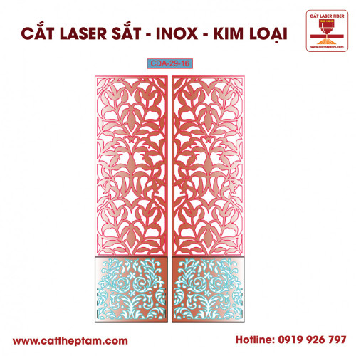 Mẫu Cắt Laser Inox Kim Loại Sắt Thép Tấm 53