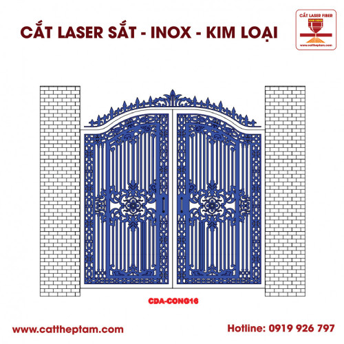 Mẫu Cắt Laser Inox Kim Loại Sắt Thép Tấm 90