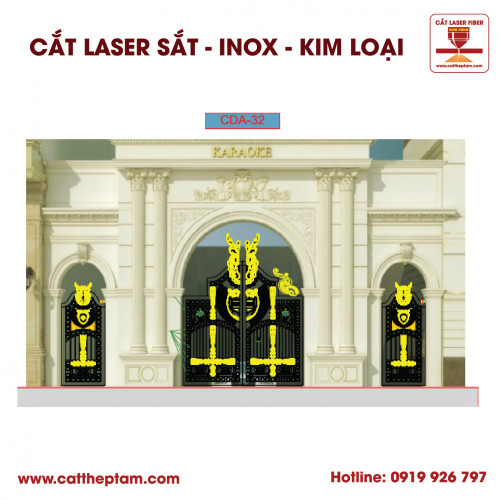 Mẫu Cắt Laser Inox Kim Loại Sắt Thép Tấm 62