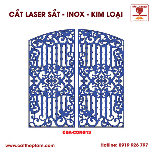 Mẫu Cắt Laser Inox Kim Loại Sắt Thép Tấm 101