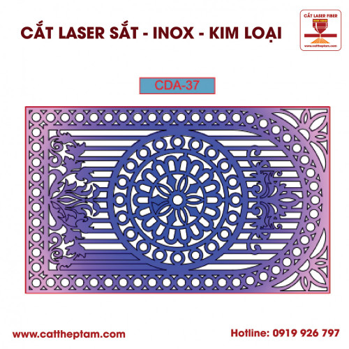 Mẫu Cắt Laser Inox Kim Loại Sắt Thép Tấm 67