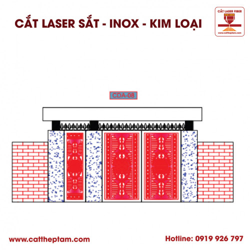 Mẫu Cắt Laser Inox Kim Loại Sắt Thép Tấm 5