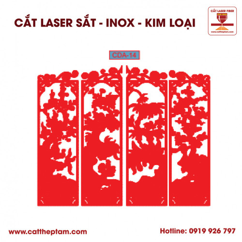 Mẫu Cắt Laser Inox Kim Loại Sắt Thép Tấm 7