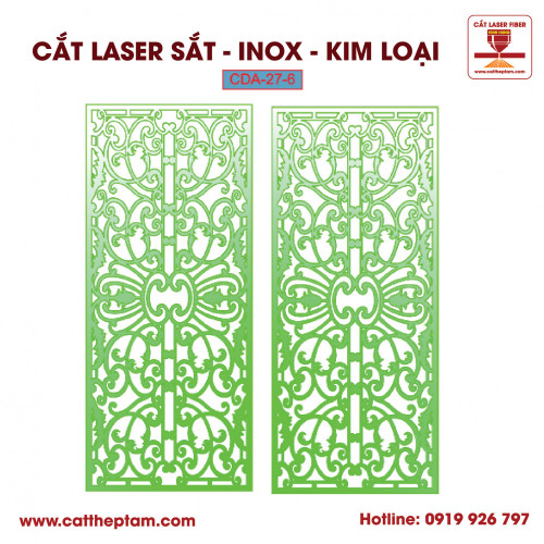 Mẫu Cắt Laser Inox Kim Loại Sắt Thép Tấm 21