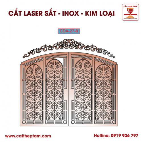 Mẫu Cắt Laser Inox Kim Loại Sắt Thép Tấm 23