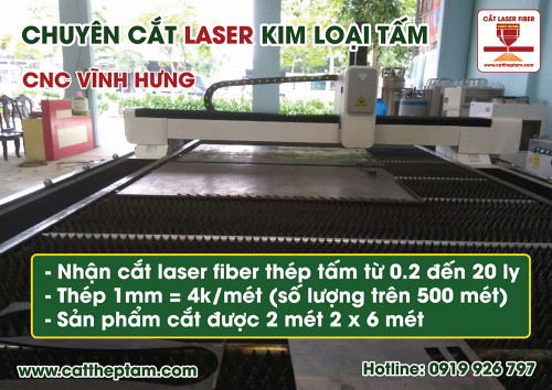 Cắt Laser Kim Loại giá rẻ