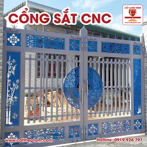 Những Mẫu Cổng Sắt CNC cắt bằng công nghệ Laser đẹp nhất