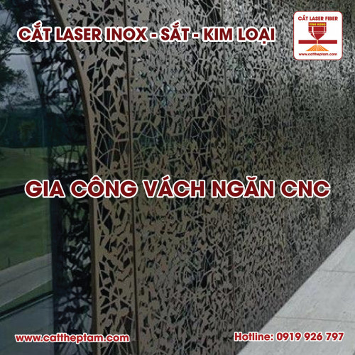 Gia công vách ngăn cnc kim loại uy tín chất lượng