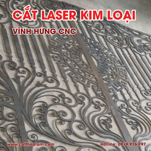 Gia Công Cắt Laser Sắt Thép