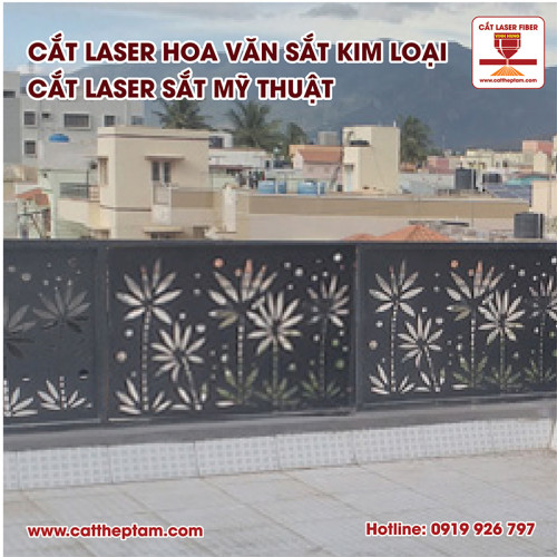 Cắt laser hoa văn sắt kim loại, cắt laser sắt mỹ thuật