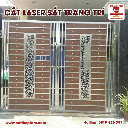 Cắt laser sắt trang trí